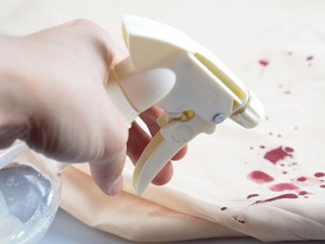 togliere le macchie di sangue